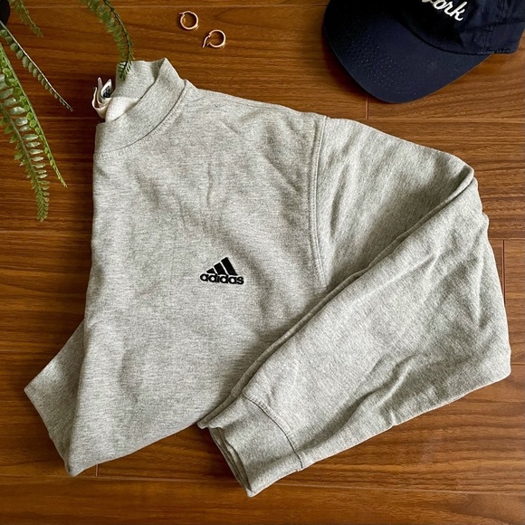 adidas Sweaters - Adidas Vintage Grey Crewneck / Sweatshirt